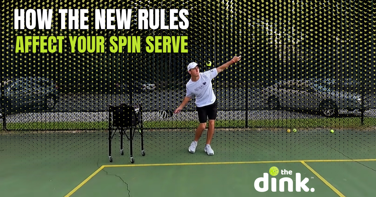 Are Spin Serves Legal in Pickleball  