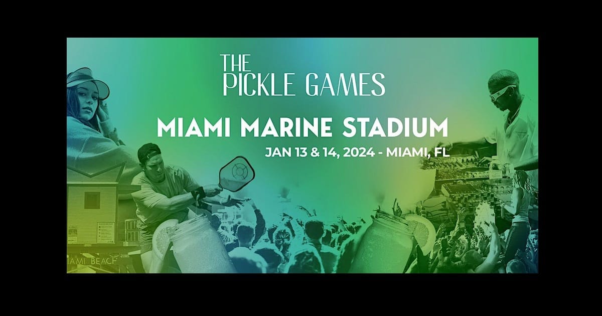 Miami Hosts ‘World’s Largest Pickleball Festival’ This Weekend