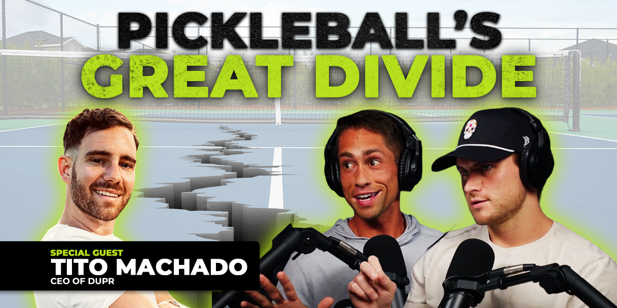 PicklePod: Tito Machado From DUPR Talks Player Ratings, a Youth Movement and More