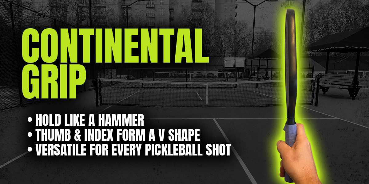 How to hold a Continental Grip in pickleball