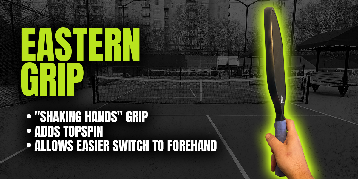 How to hold an Eastern Grip in pickleball
