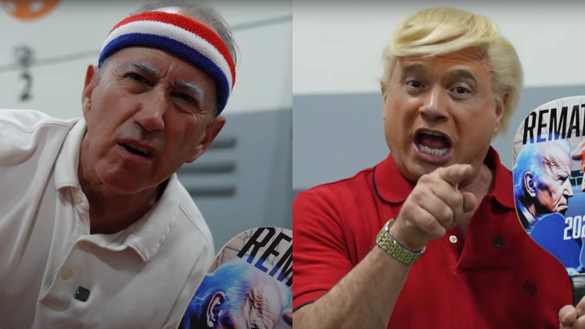 This Pickleball Presidential Debate Between Donald Trump and Joe Biden is Pure Gold