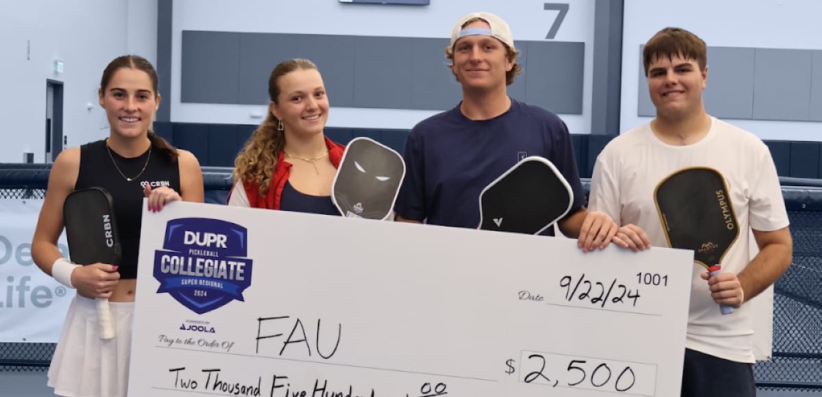 FAU Captures DUPR Super Regional in Florida