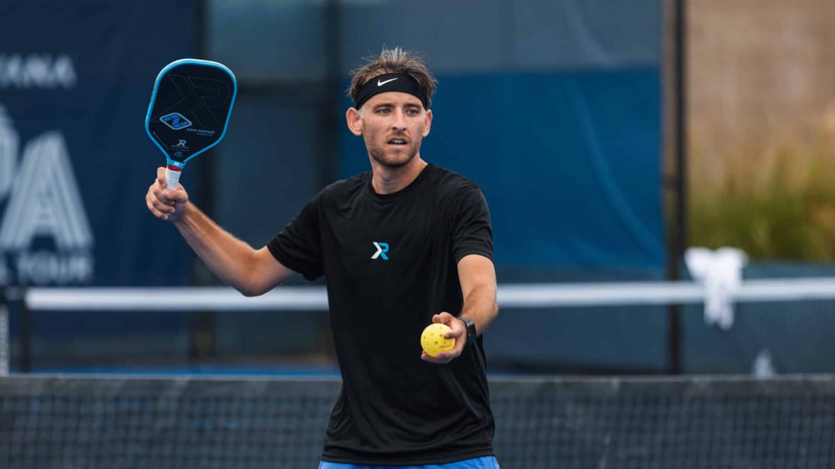 Eric Roddy Getting Ready to Serve