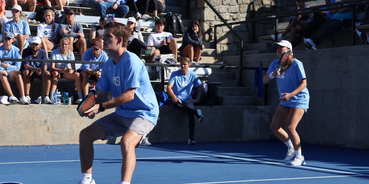 Pickleball Players Competing