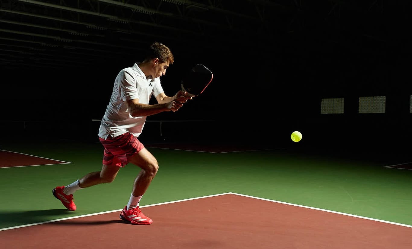 Federico Playing with an Adidas Paddle