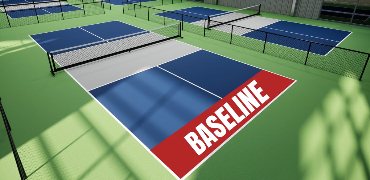 Pickleball Court Baseline