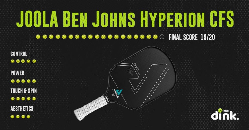 Paddle Review: JOOLA Ben Johns Hyperion CFS