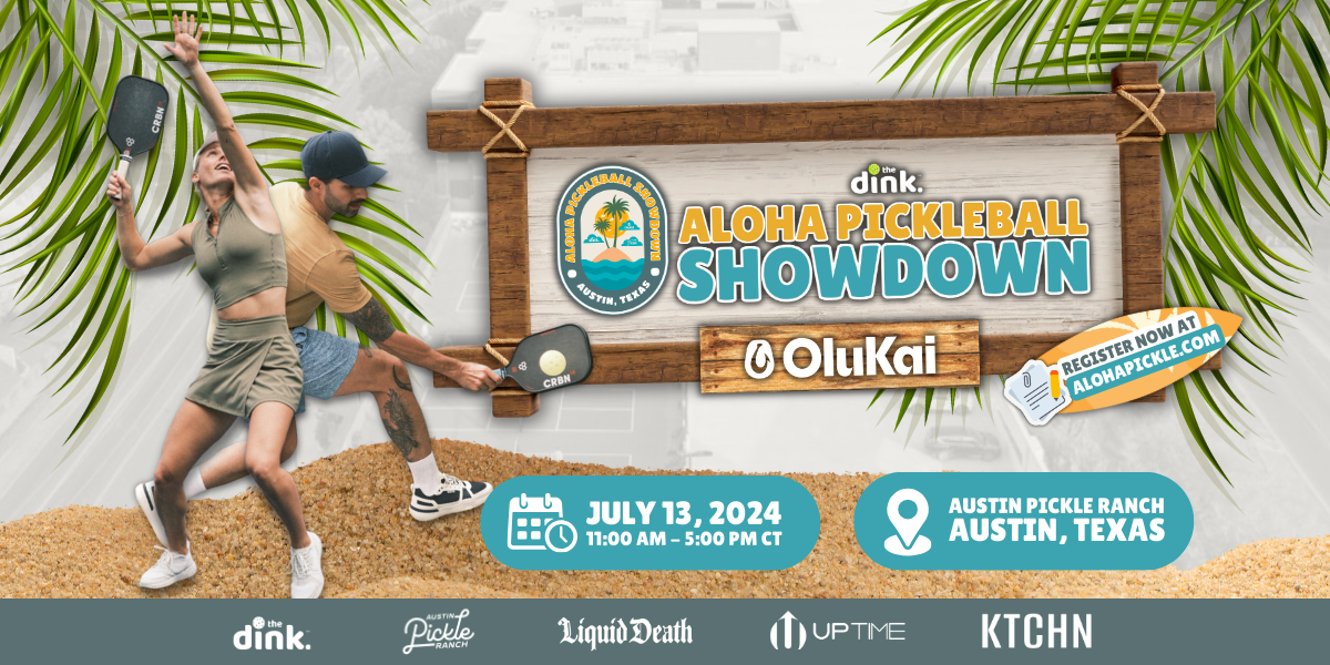 Register Today for The Dink's Upcoming 'Aloha Pickleball Showdown'