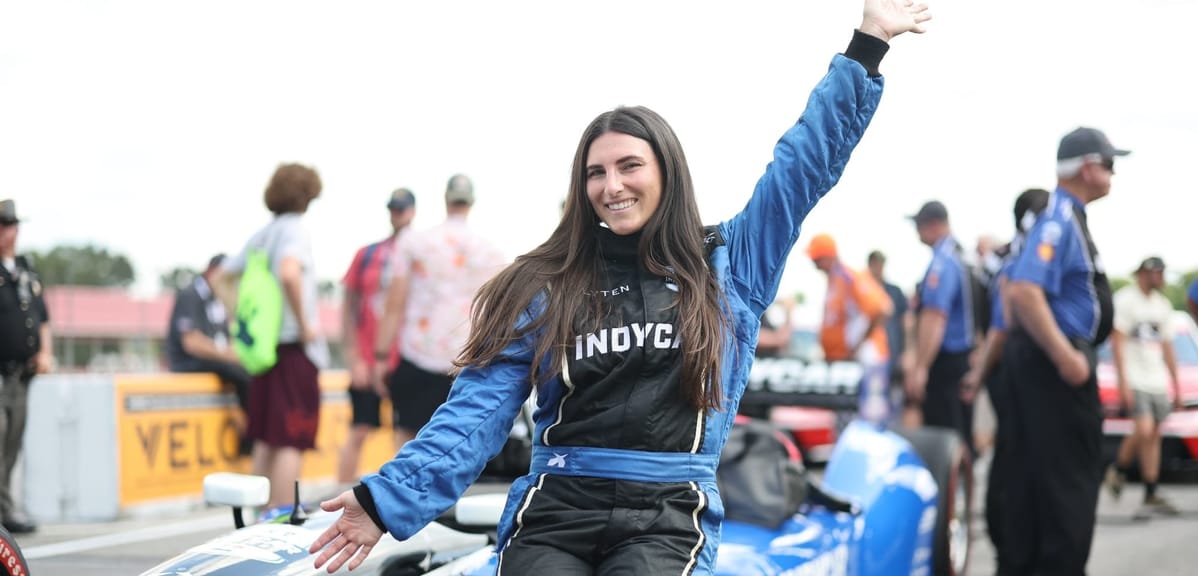 Selkirk Pro Rachel Rohrabacher Takes on the Indy 200 With Pato O'Ward