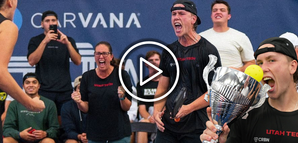 WATCH: Winning Shot to Secure the College National Championship | Pickleball Highlight