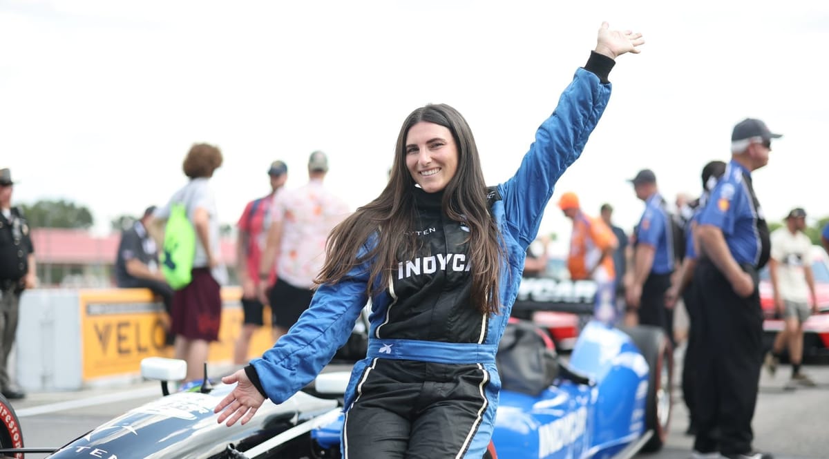 Selkirk Pro Rachel Rohrabacher Takes on the Indy 200 With Pato O'Ward