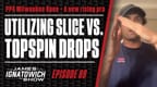 When to Use a Topspin Drop vs. a Slice Drop in Pickleball | James Ignatowich