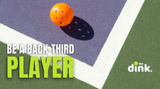 Be a back-third player