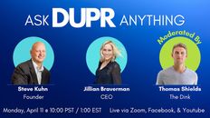 DUPR AMA and DUPR Origin Story