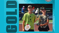 Johnson and Frazier Take Mixed Doubles Gold