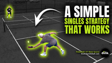 Singles Pickleball Strategies That Will Help You Win More Points