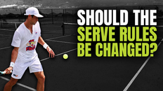 Zane Navratil Wants to Address the Serve Rules Once and For All