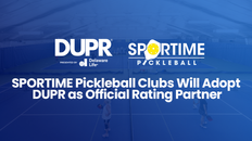 SPORTIME Pickleball Clubs To Adopt DUPR as Official Rating Partner