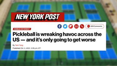 New York Post Attacks Pickleball