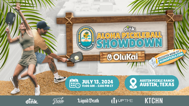 Register Today for The Dink's Upcoming 'Aloha Pickleball Showdown'