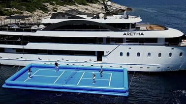A Floating Pickleball Court You Need to See to Believe