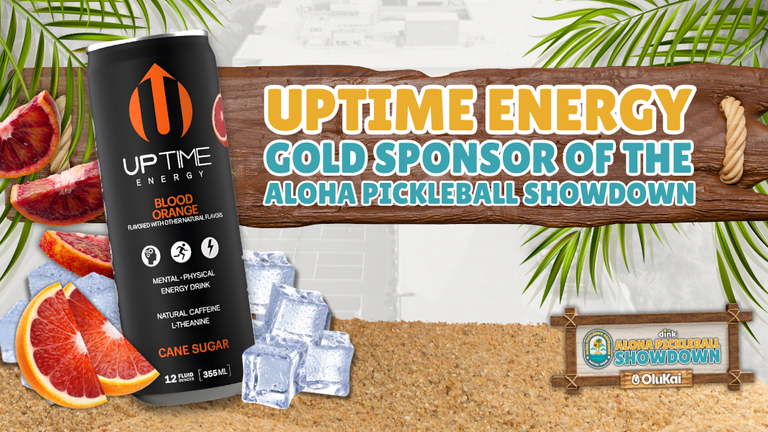 UPTIME Energy Named Gold Sponsor of Aloha Pickleball Showdown