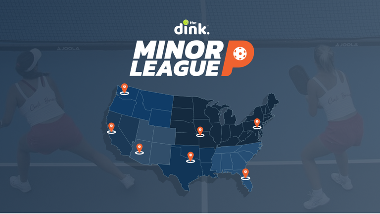 The Dink Minor League Pickleball Announces Dates, Times and Locations For Regional Showdowns