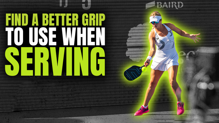 It's Time to Get a Grip on Your Serve and Turn It Into a Weapon