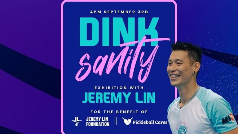 Jeremy Lin Continues His Pickleball Journey With His DINKsanity! Event Alongside the Bay Area Breakers