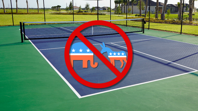 Pickleball Fistfight in 55+ Community Leads to Crackdown on Political Discourse