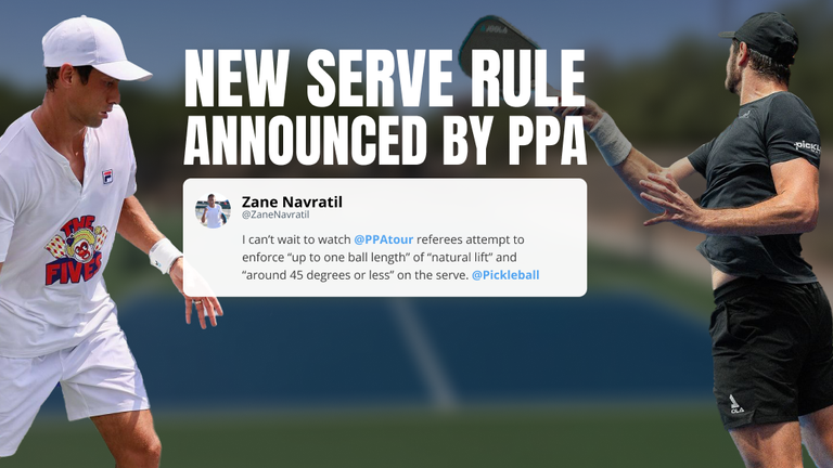 PPA Tour Unveils Latest Change to Serve Rules