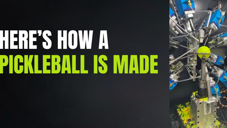 Watch: Video of How a Pickleball is Actually Made