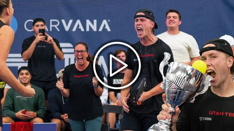 WATCH: Winning Shot to Secure the College National Championship | Pickleball Highlight